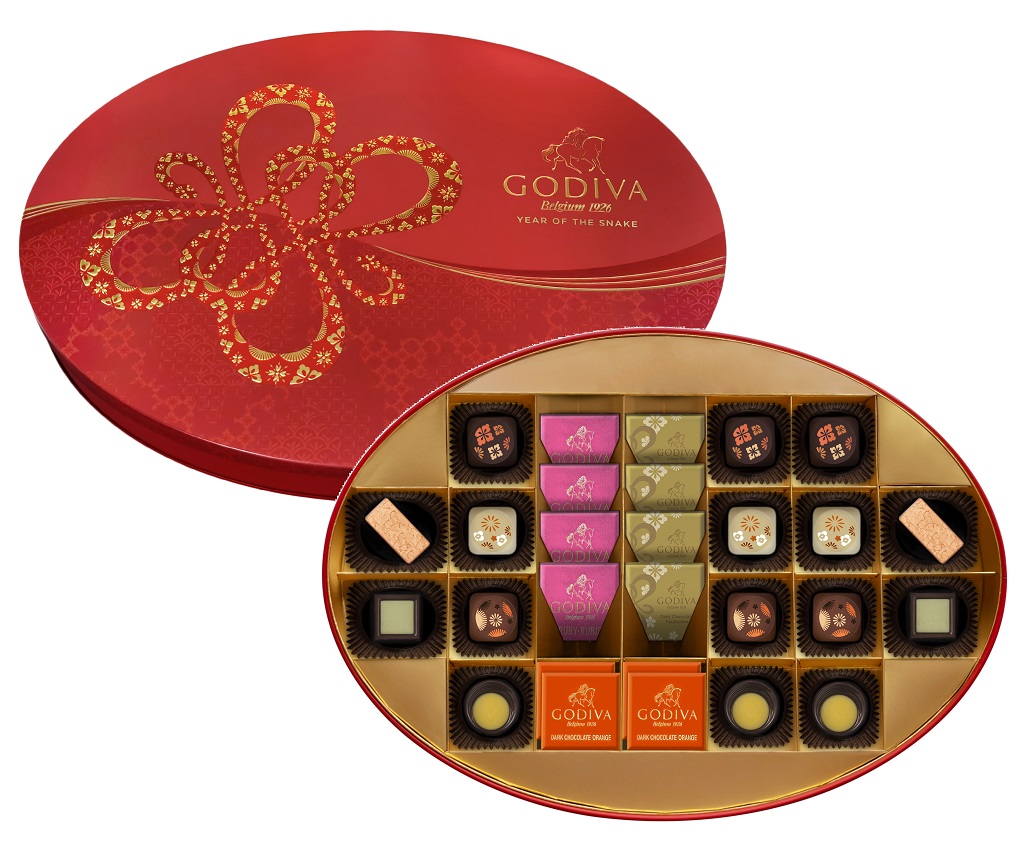 Chinese New Year Chocolate Tin Gift Box 28pcs